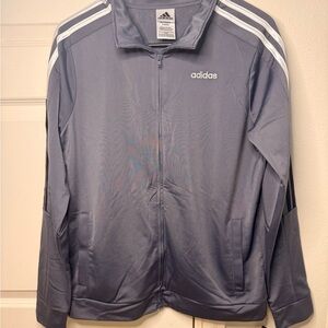 Adidas Kids Gray Zip-Up Hoodie